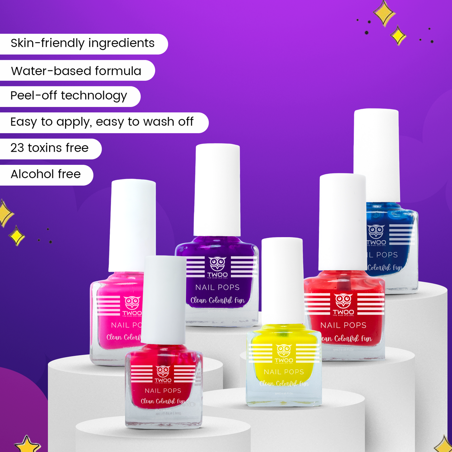 23 Toxin Free Nail Pops- Coral Candy