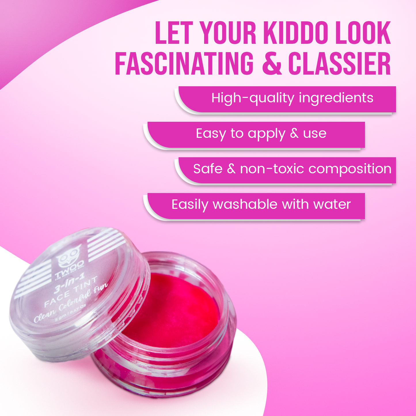 3-in-1 Face Tint- Pixie Pink