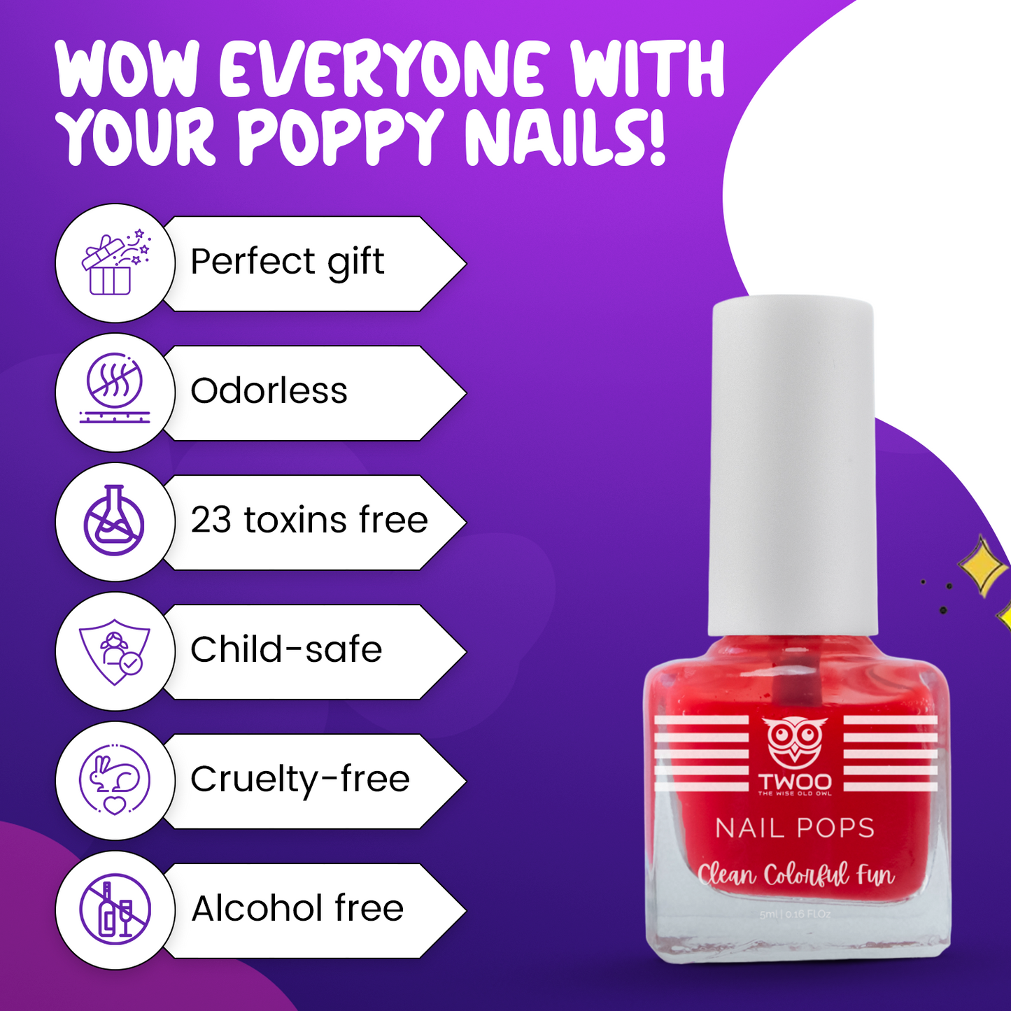 23 Toxin Free Nail Pops- Coral Candy