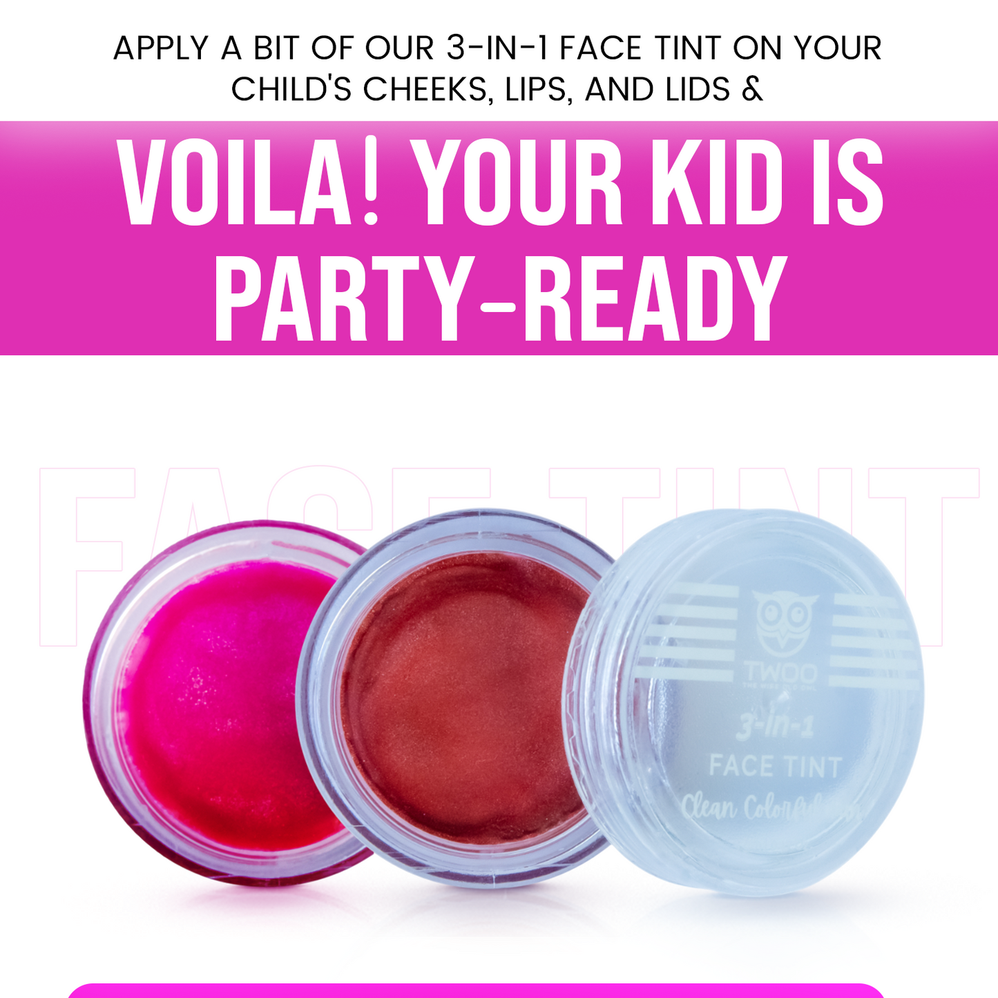 3-in-1 Face Tint- Pixie Pink