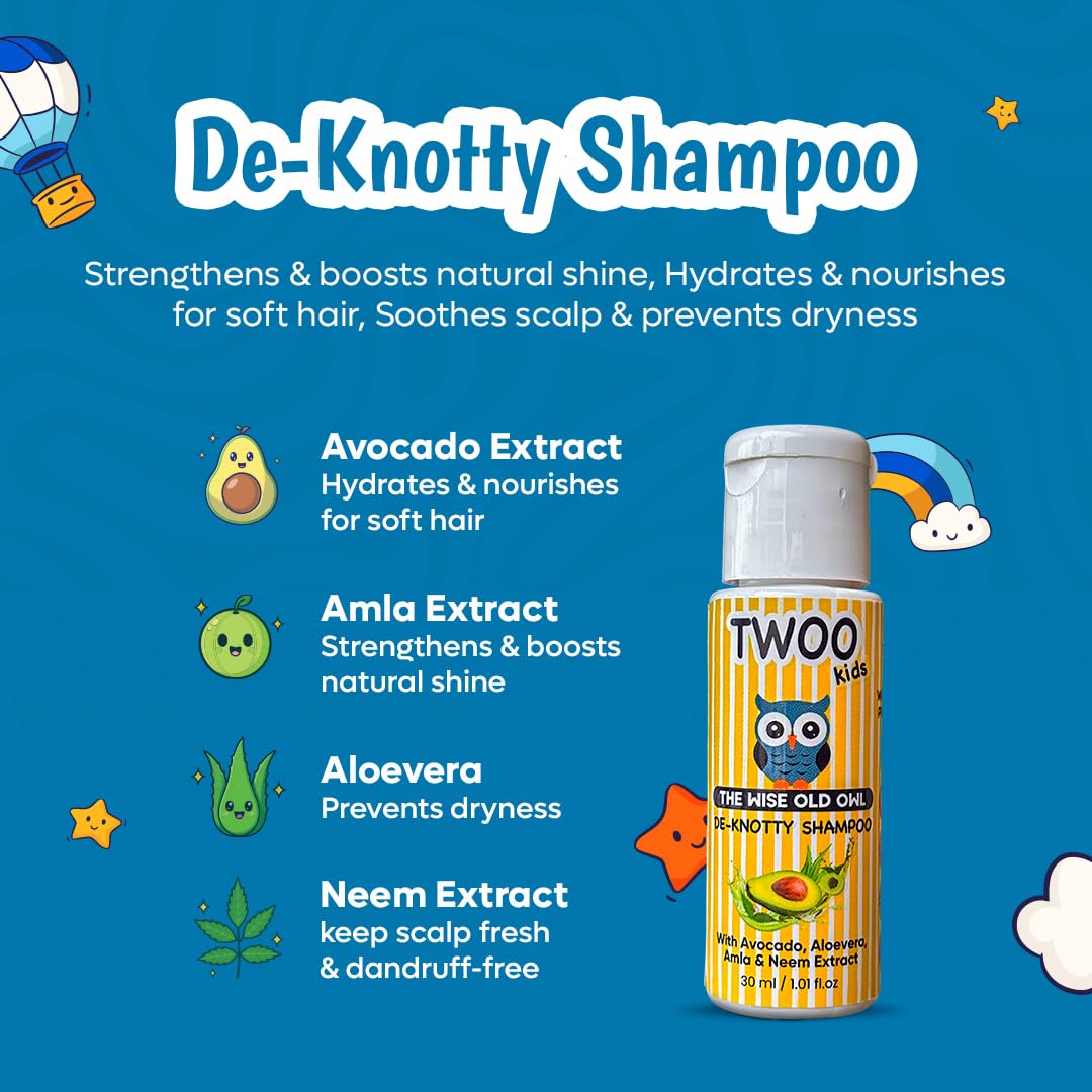 Mini Marvels Kit: De-Knotty shampoo, De-Knotty Conditioner & Glowtion Potion (30ml*3)