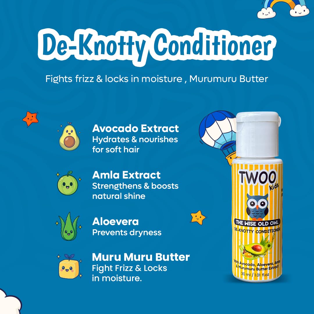 Mini Marvels Kit: De-Knotty shampoo, De-Knotty Conditioner & Glowtion Potion (30ml*3)