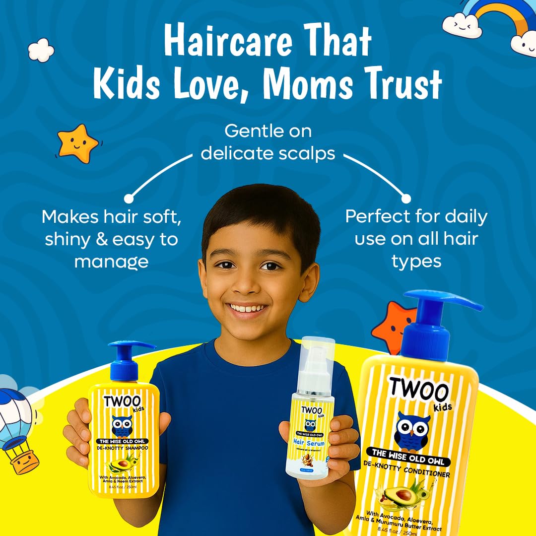 3-Step Hair Care Combo (De-Knotty Shampoo, De-Knotty Conditioner & Hair Serum)
