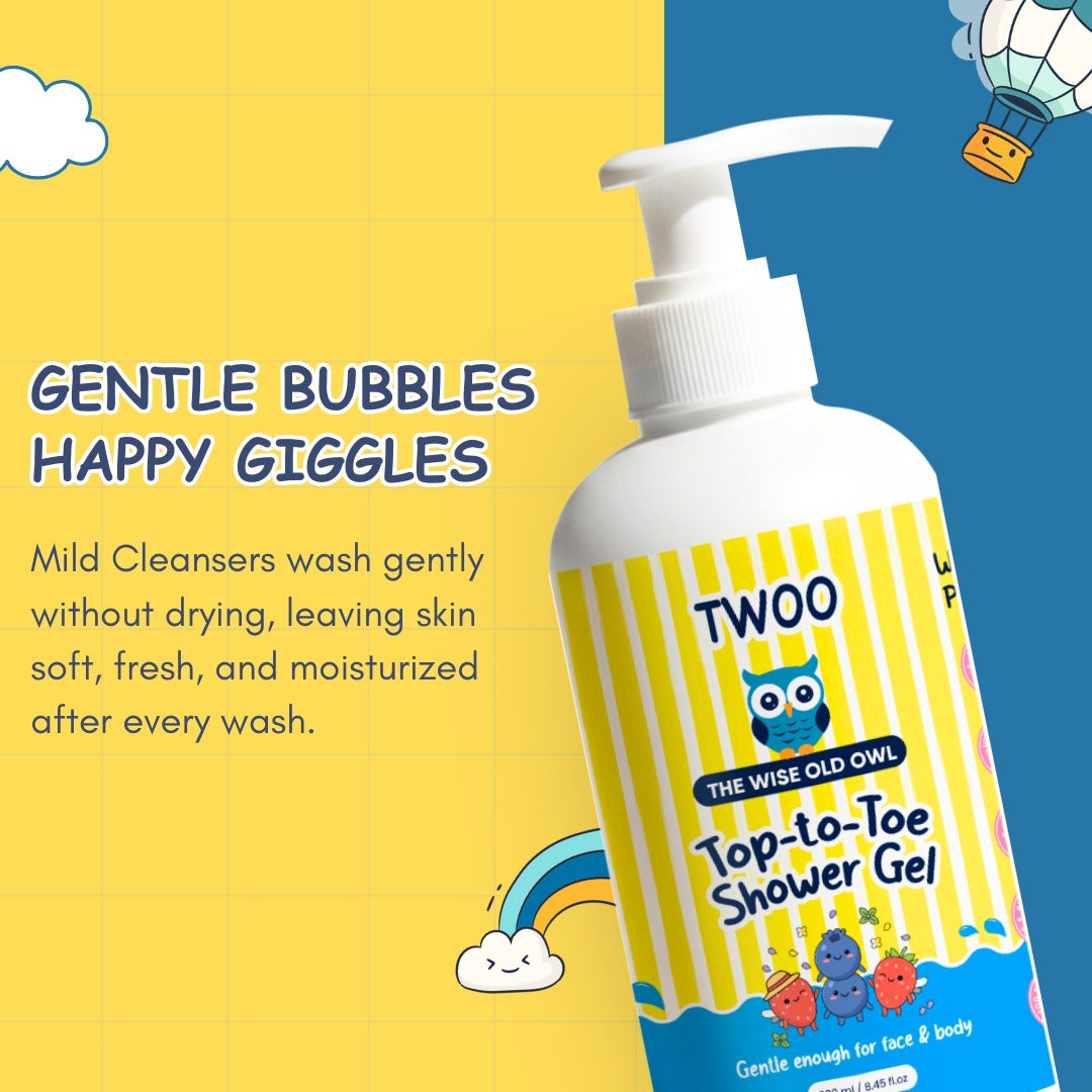 Top-to-Toe Shower Gel for Face & Body - 300 ml