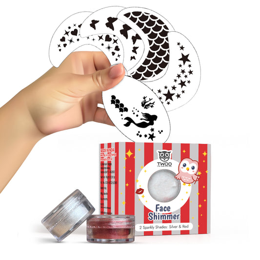 Shimmer & Stencils- Rainbow Queen