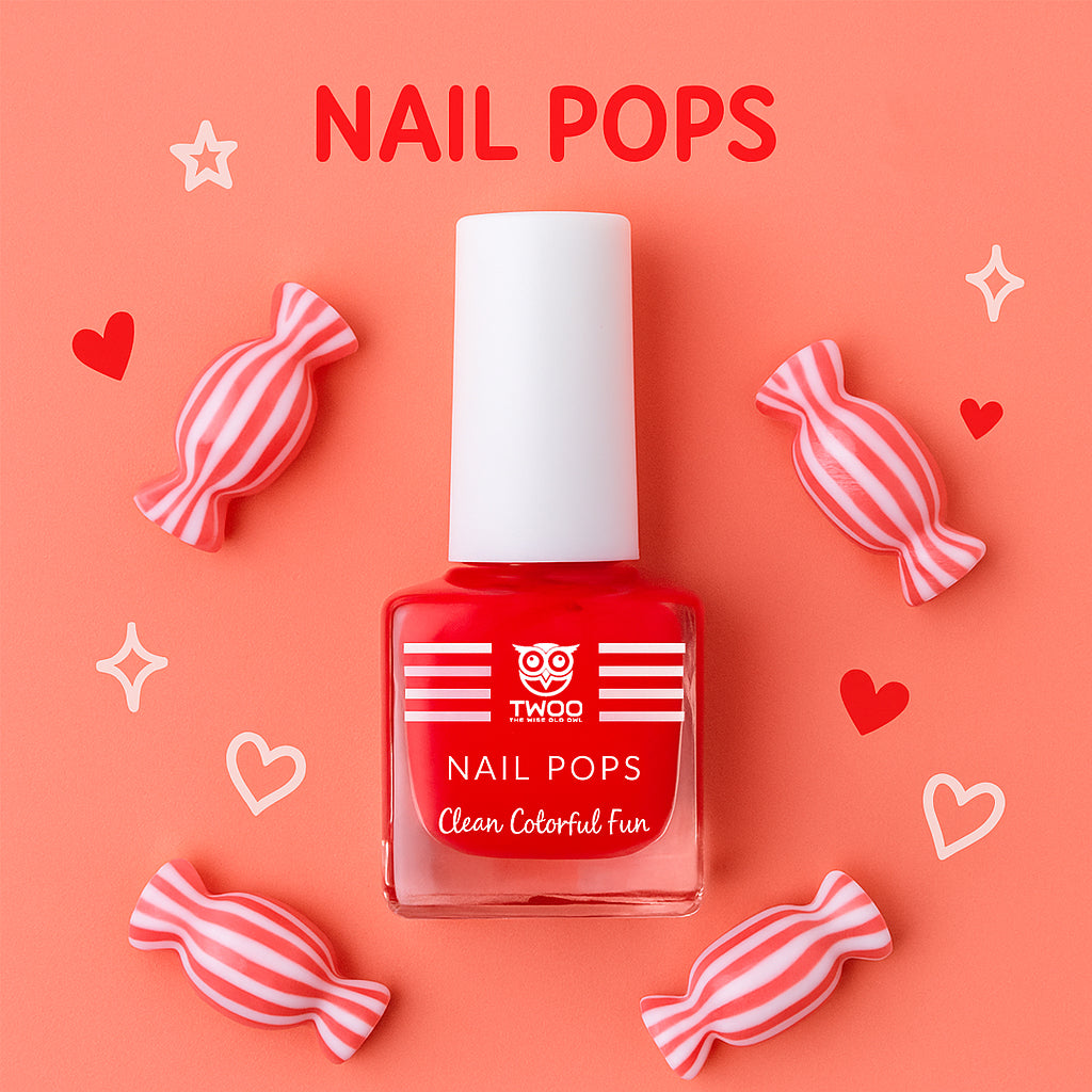 23 Toxin Free Nail Pops- Coral Candy