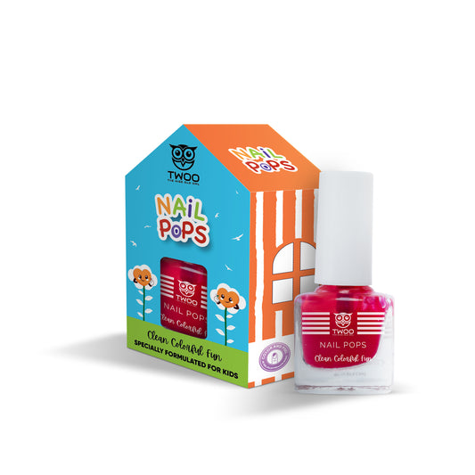 23 Toxin Free Kids Nail Pop- Rebellious Red