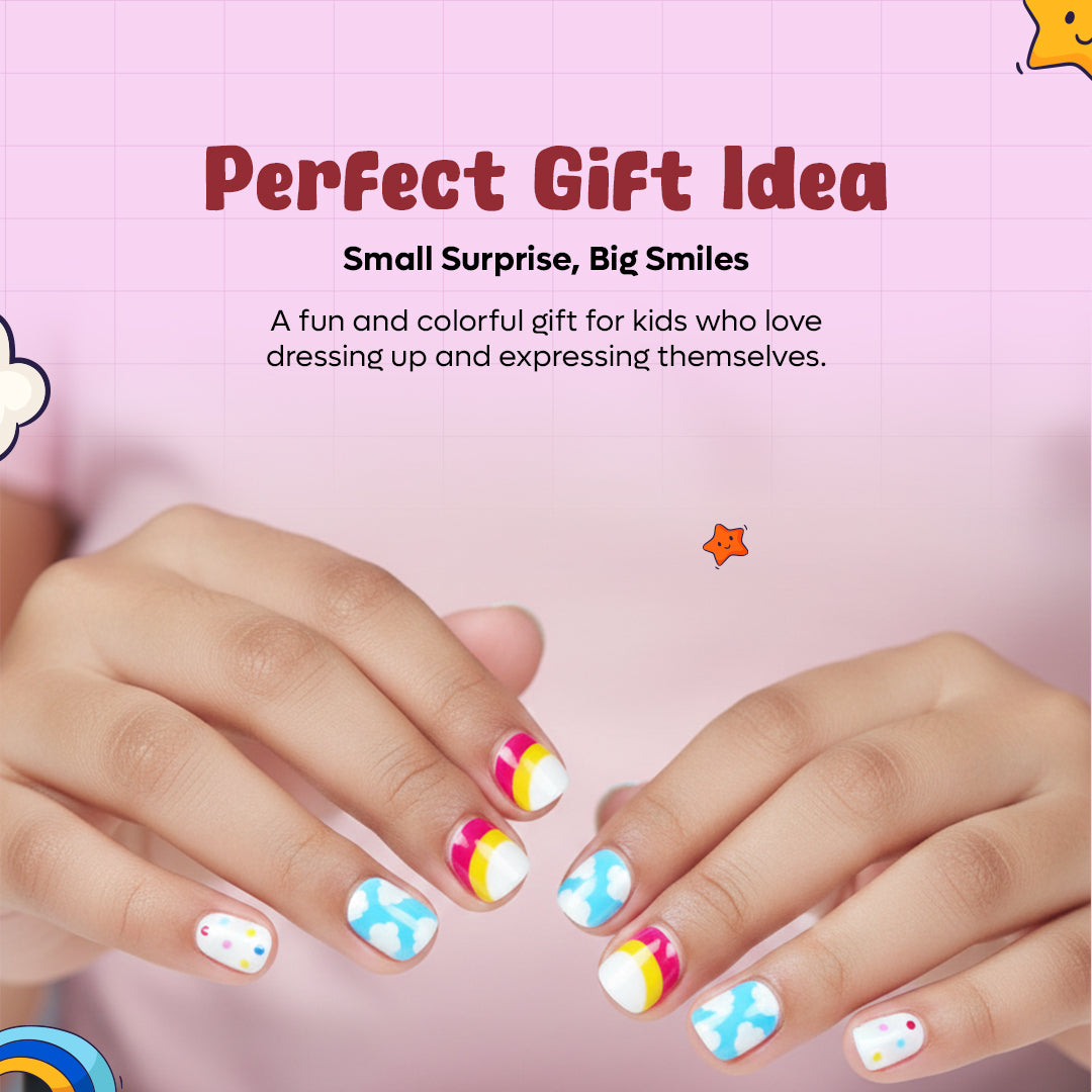 Kid-Sized Stick-on-Nails