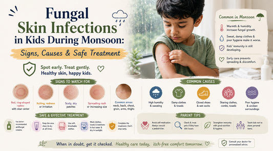 Fungal Skin Infections in Kids During Monsoon: Signs, Causes & Safe Treatment