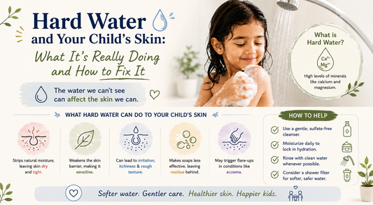 Hard Water and Your Child's Skin: What It's Really Doing and How to Fix It