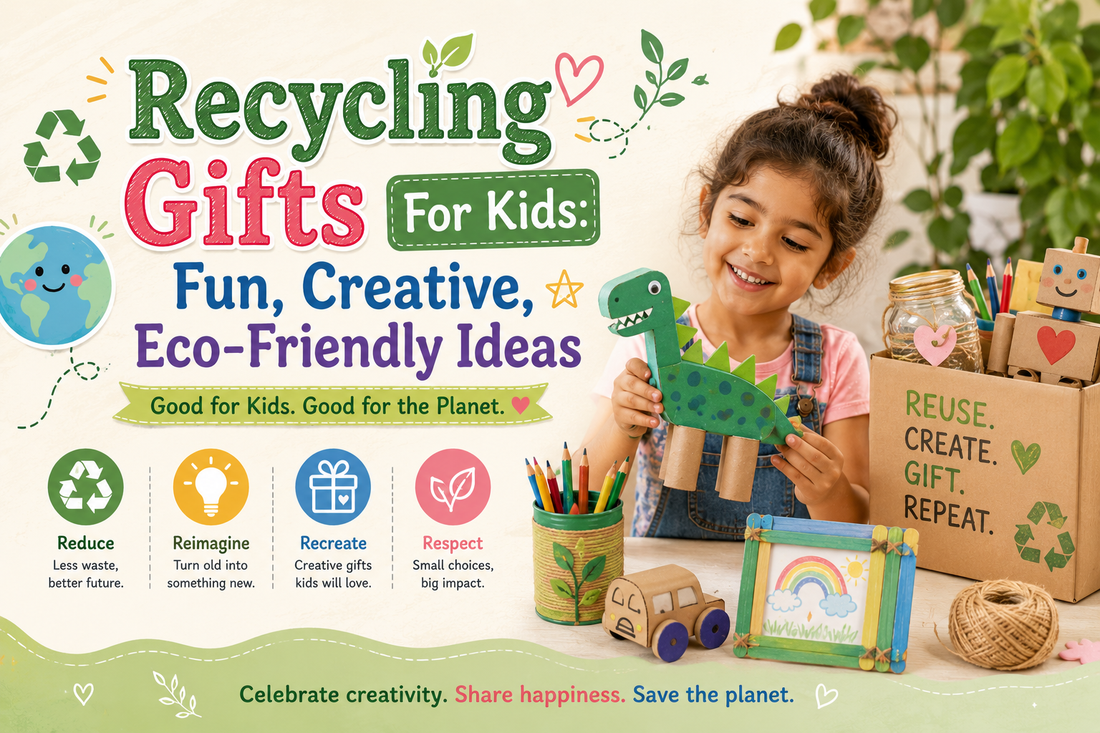 Recycling Gifts For Kids: Fun, Creative; Eco-Friendly Ideas