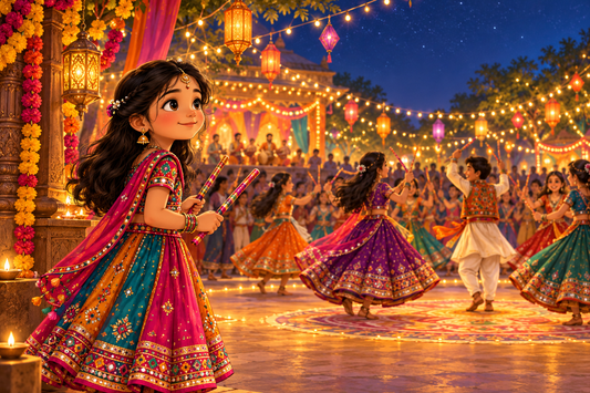 The Nine Nights of Being Brave: A Navratri Story (best for 6 to 9 years)