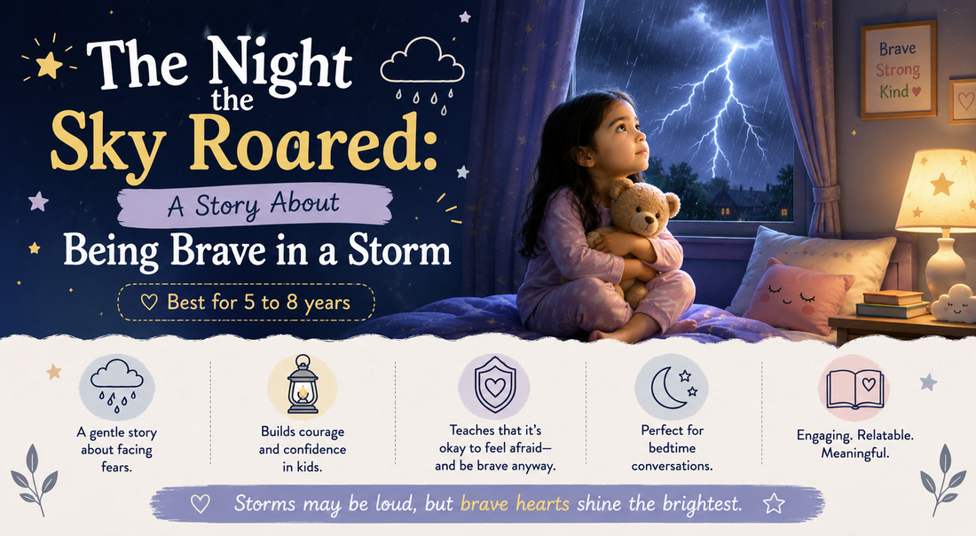 The Night the Sky Roared: A Story About Being Brave in a Storm (best for 5 to 8 years)