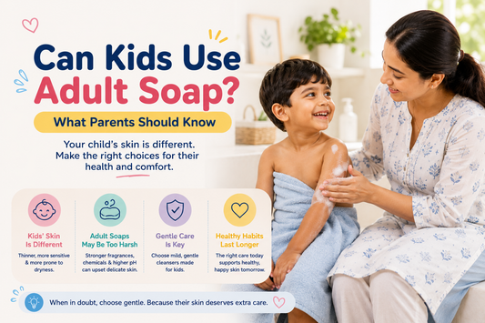 Can Kids Use Adult Soap? What Parents Should Know
