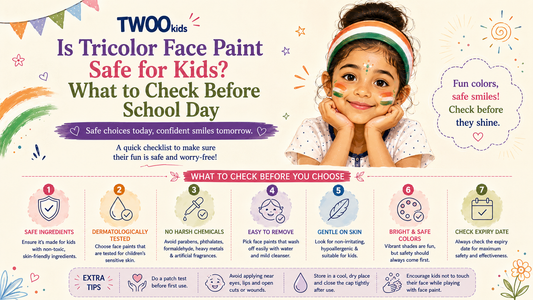 Is Tricolor Face Paint Safe for Kids? What to Check Before School Day