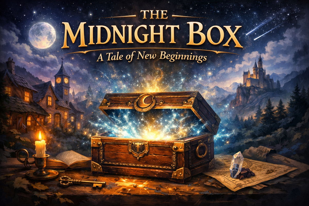 A Tale of New Beginnings. Title: The Midnight Box – TWOO The Wise Old Owl