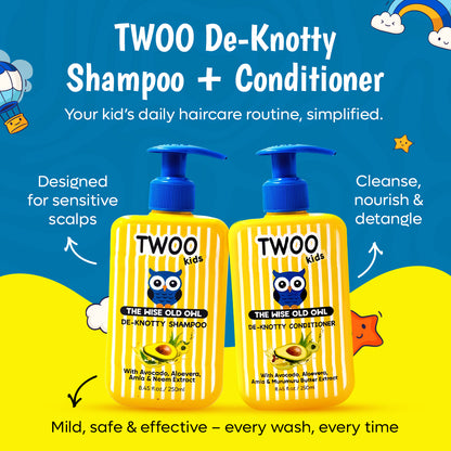 Hair Care Combo (De-Knotty Shampoo & De-Knotty Conditioner)