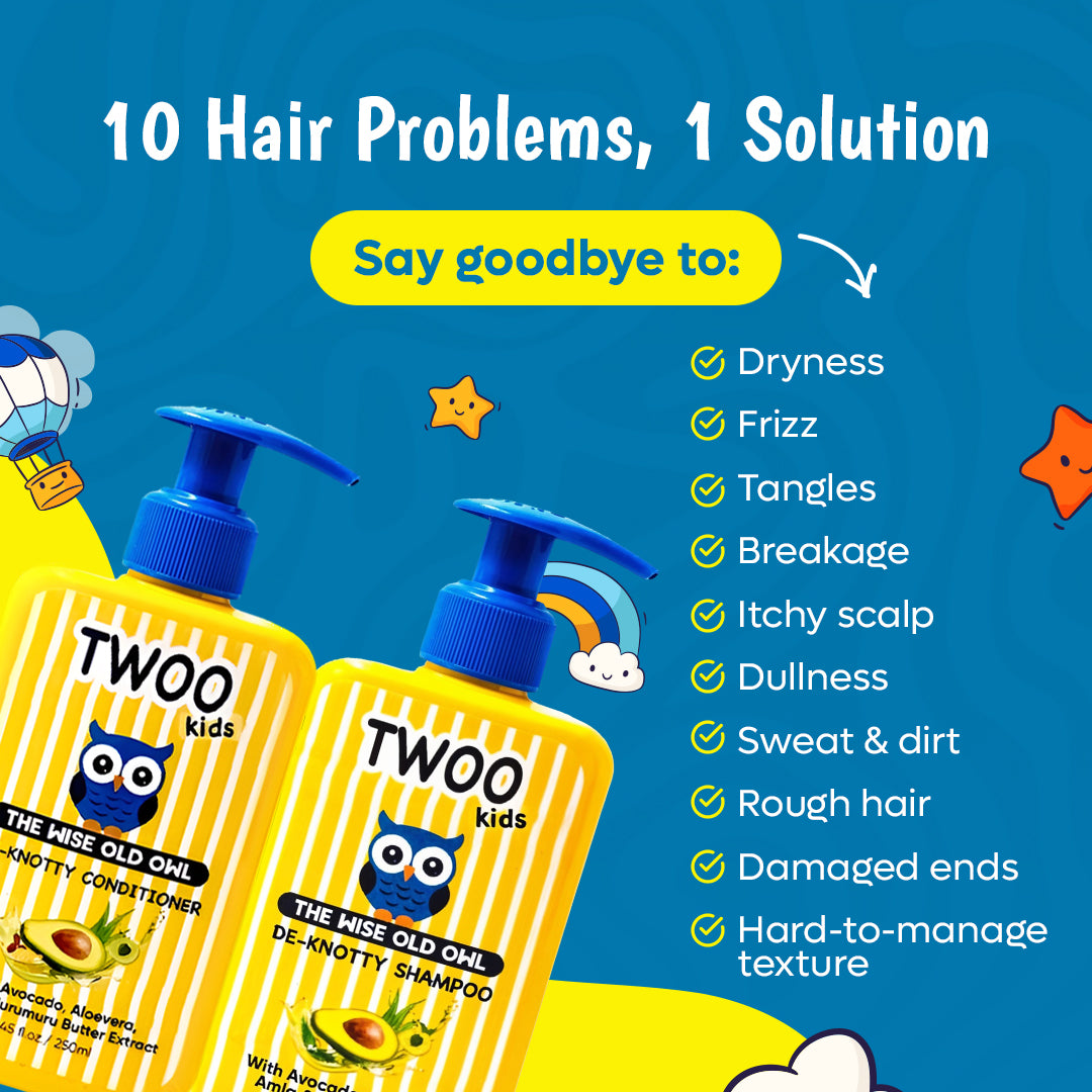 Hair Care Combo (De-Knotty Shampoo & De-Knotty Conditioner)