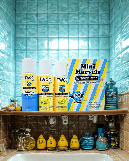 MINI MARVELS KIT: De-Knotty shampoo, De-Knotty Conditioner & Glowtion Potion (30ml*3)