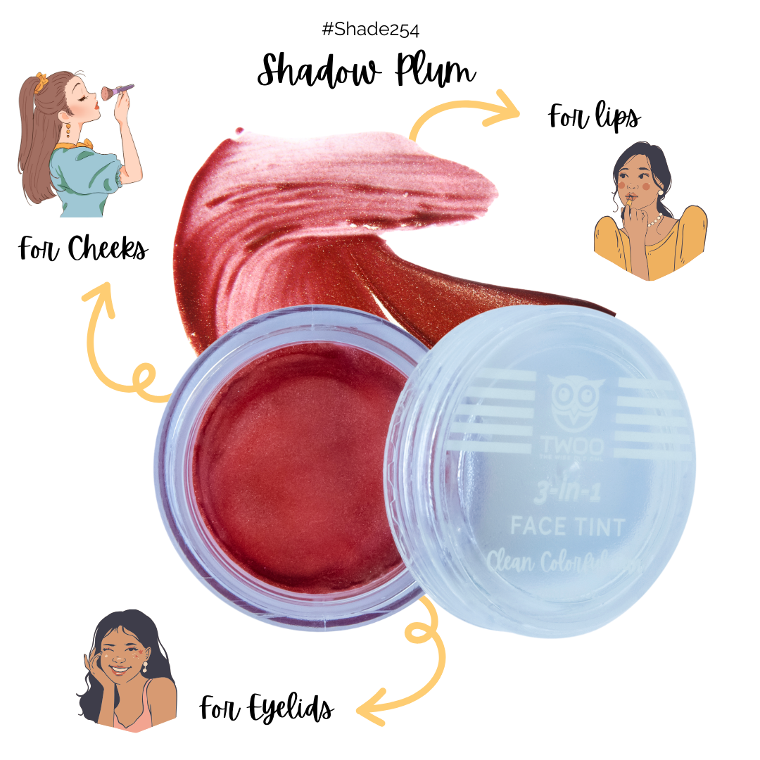 3-in-1 Face Tint- Shadow Plum