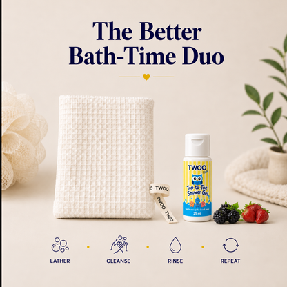 TWOO Everyday Bath Mitt + Top-to-Toe Shower Gel 25 ml