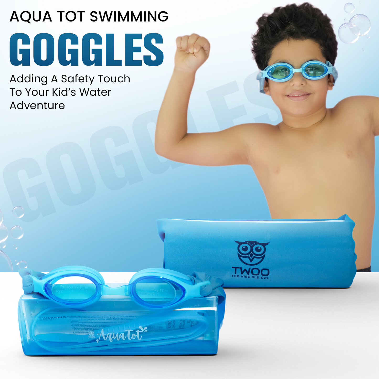 AquaTot Cloth Strap Swimming Goggles