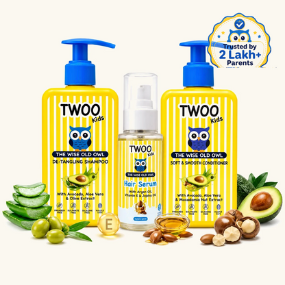 3-Step Hair Care Combo - Trusted by 2 Lakh+ Parents