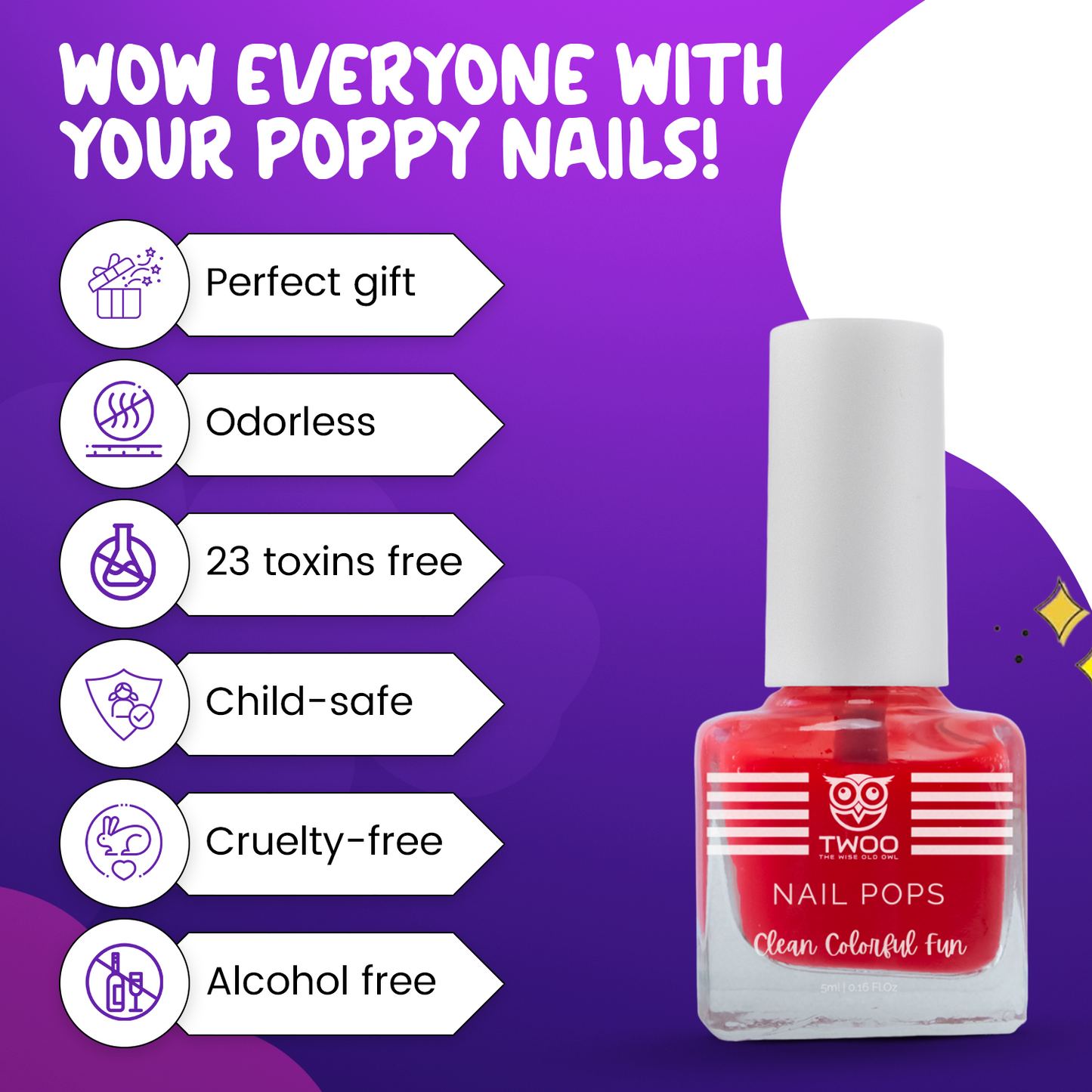 23 Toxin Free Nail Pops- Sunshine Sprint