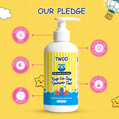 Top-to-Toe Shower Gel for Face & Body - 300 ml