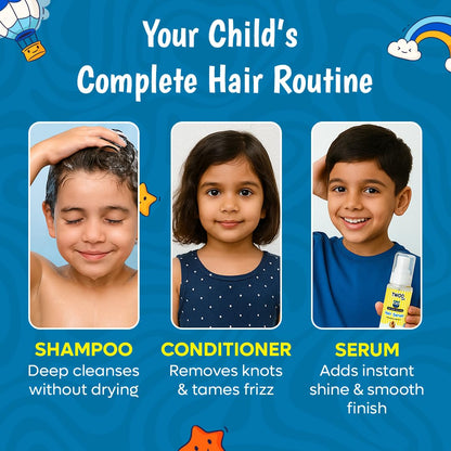 3-Step Hair Care Combo (De-Knotty Shampoo, De-Knotty Conditioner & Hair Serum)