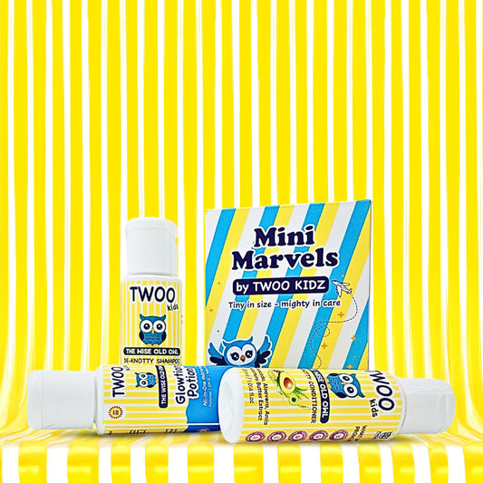 Mini Marvels Kit: De-Knotty shampoo, De-Knotty Conditioner & Glowtion Potion (30ml*3)