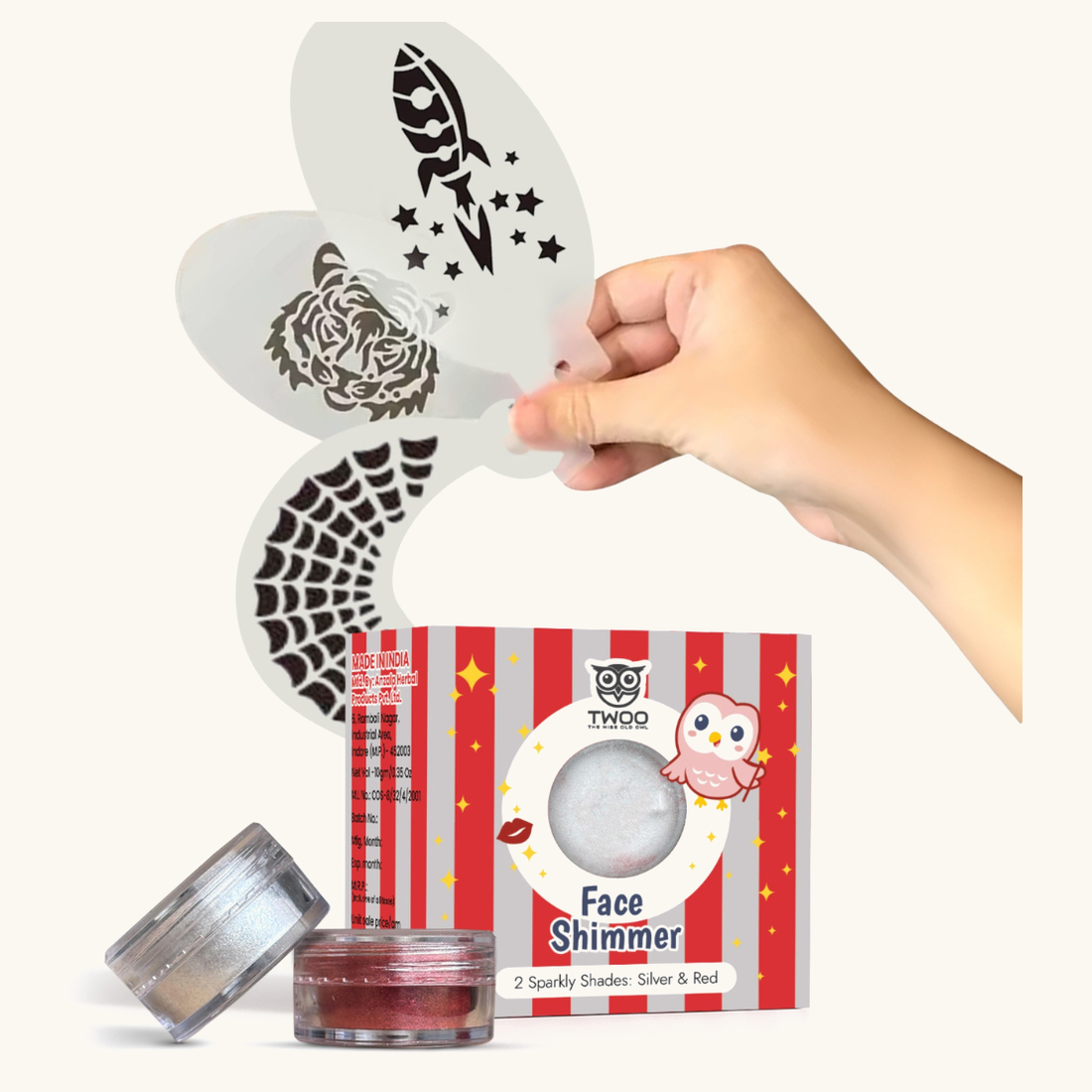 Face & Body Shimmer (Shimmer+ Stencil)