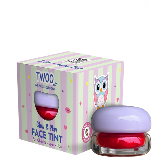 TWOO Kidz 3-in-1 Face Tint for Kids | Pixie Pink Lip Cheek & Eye Tint | Age 3+ | 5 g