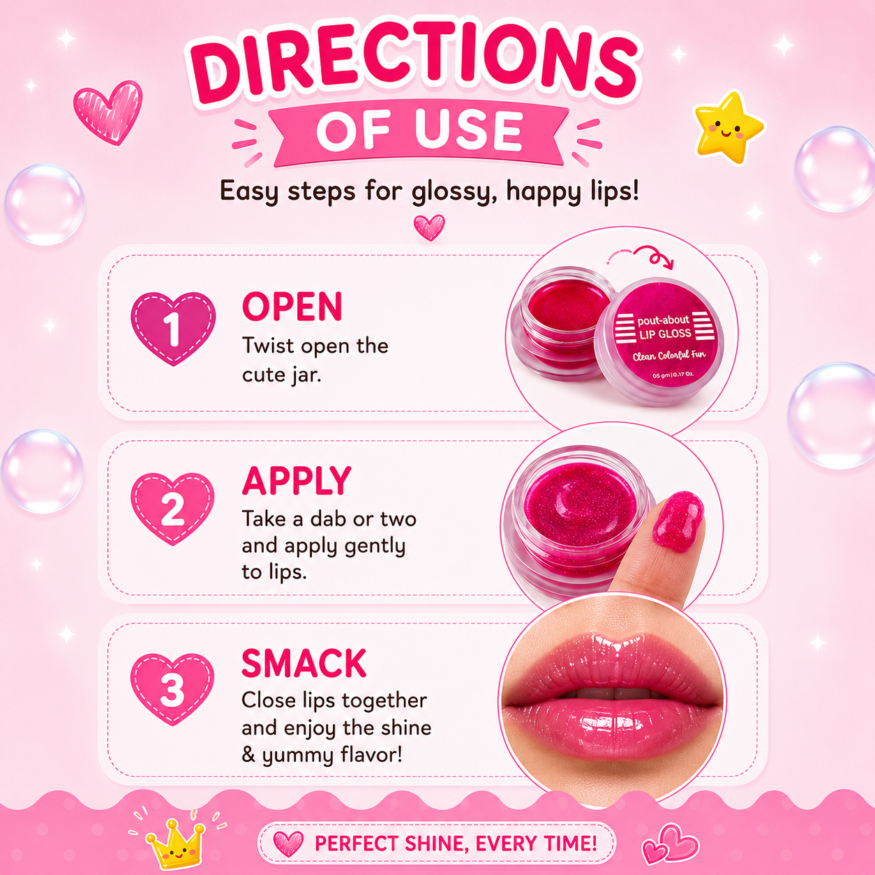 Blushing Bubbles Lip Gloss