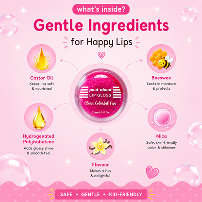Blushing Bubbles Lip Gloss