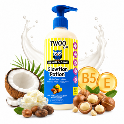 TWOO Kidz SPF Glowtion Potion for Kids | SPF 20 Gentle Hydrating Body Lotion | Age 3+ | 100 ml