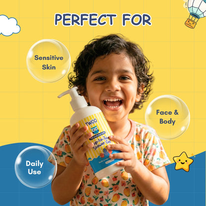 Top-to-Toe Shower Gel for Face & Body - 300 ml