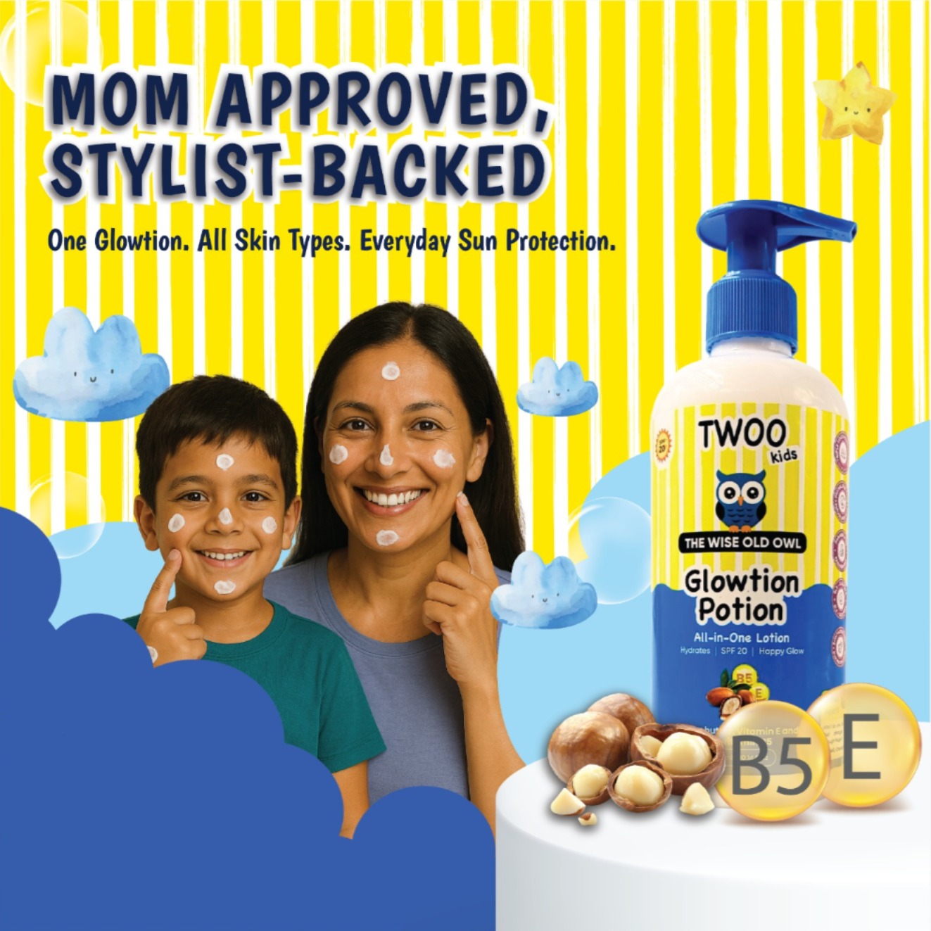 SPF Glowtion Potion Gentle Hydrating Lotion for Kids
