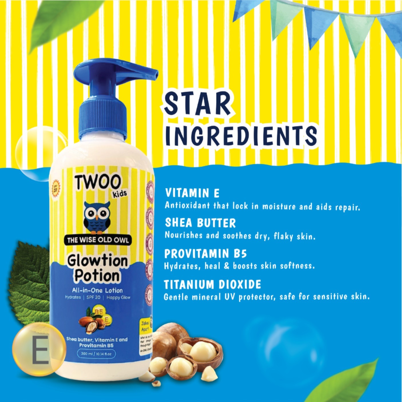 SPF Glowtion Potion Gentle Hydrating Lotion for Kids