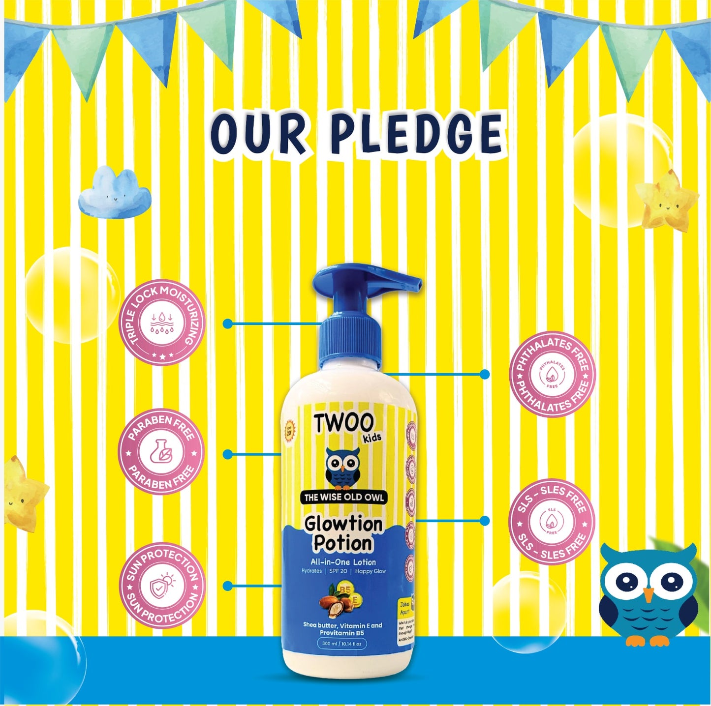 SPF Glowtion Potion Gentle Hydrating Lotion for Kids