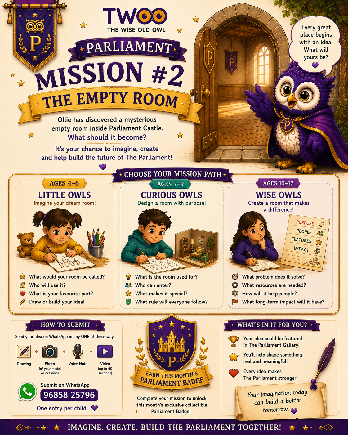 The Empty Room Parliament Mission poster
