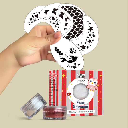 Shimmer & Stencils- Rainbow Queen