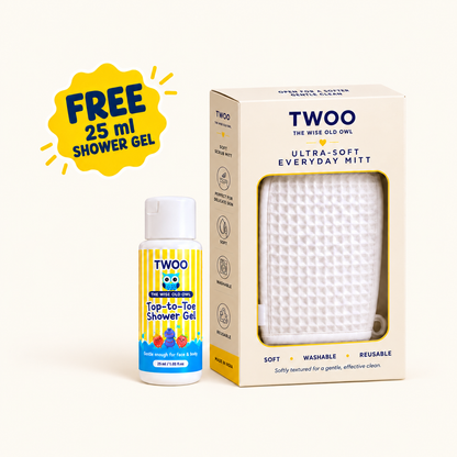 TWOO Everyday Bath Mitt + Top-to-Toe Shower Gel 25 ml
