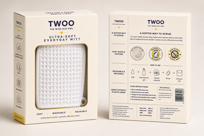 TWOO Everyday Bath Mitt + Top-to-Toe Shower Gel 25 ml