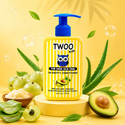 TWOO Kidz De-Knotty Conditioner for Kids | Soft Smooth & Tangle-Free Hair Care | Age 3+ | 250 ml