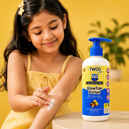 TWOO Kidz SPF Glowtion Potion for Kids | SPF 20 Gentle Hydrating Body Lotion | Age 3+ | 100 ml