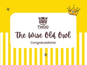 TWOO Card- Congratulations