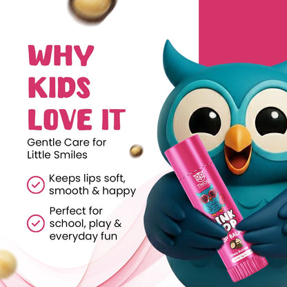 TWOO Kidz Pink Pop Lip Balm – Shea Butter | Tinted Moisture | 5g