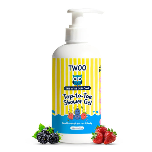 TWOO Kidz Top-to-Toe Shower Gel for Kids | Gentle Head-to-Toe Cleansing | Age 3+ | 300ml