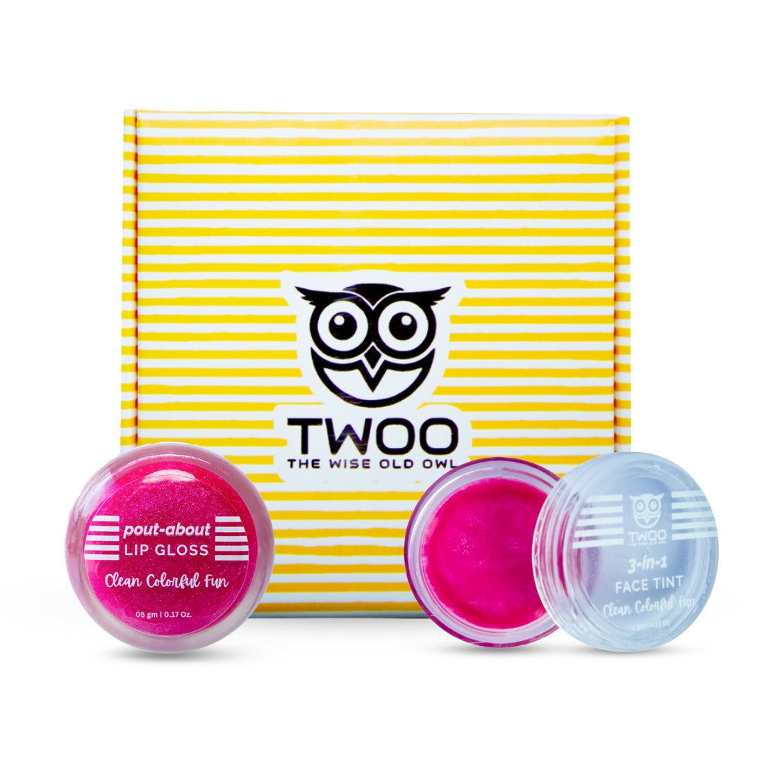 TWOO Kidz Annual Day Makeup Kit for Kids | Easy-to-Remove Kids Glam & Performance Kit | Age 3+ | 1 Kit